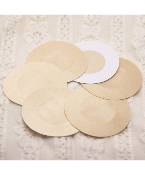 Accessories 20 Pairs Satin Nipple Breast Covers Sexy Breast Pasties Adhesive Bra Disposable - CH197D6H4D7