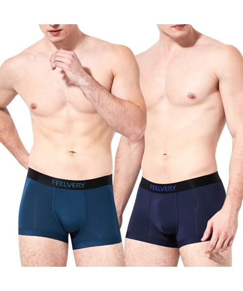 Boxer Briefs Men's Superior Fit Microfiber Active Performance Boxer Briefs Underwear - Unlimited Comfort Series - B Line_shor...