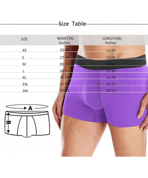 Boxer Briefs Custom Face Boxers This Belongs to Girlfriends Name White Personalized Face Briefs Underwear for Men - Multi 9 -...