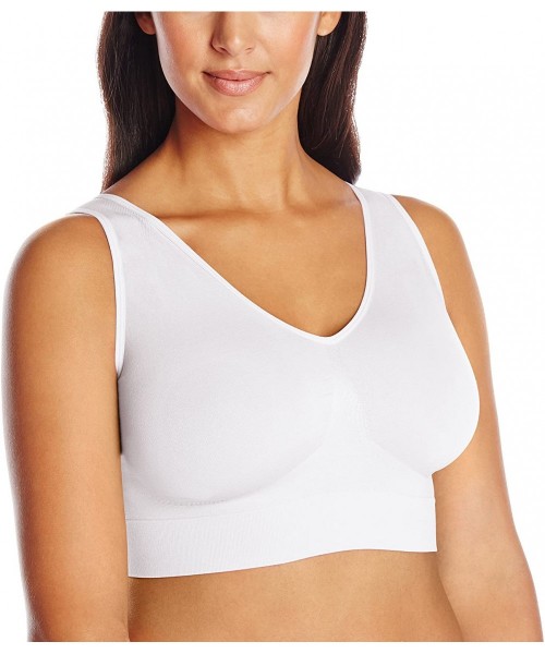 Bras Women's Pure Comfort Plus Size Bra (1263) - White - C0182E0YTSC