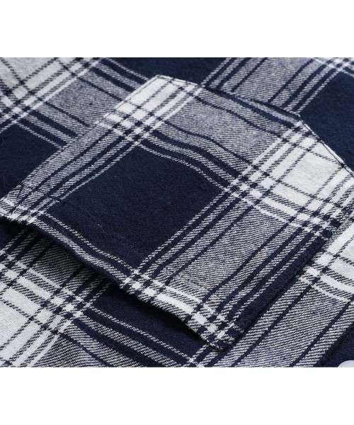Nightgowns & Sleepshirts Women's Cotton Flannel Nightgown - Navy - C6189QCOSHM