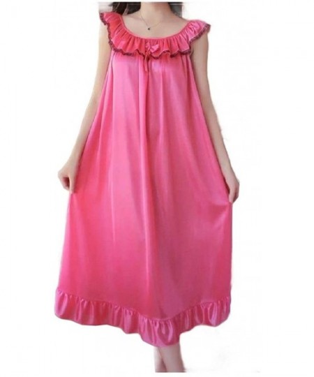 Nightgowns & Sleepshirts Womens Sleepwear Lace Sexy Sleep Dress Cute Loose Sleeping Dress - As6 - CX19E736IAR
