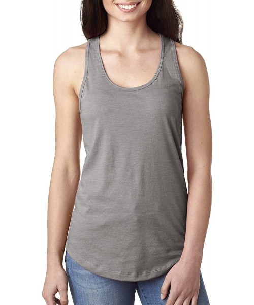 Camisoles & Tanks Fitness Package in Your Mailbox Womens Racerback Tank Top - Heather Grey - CH18KQ326TL