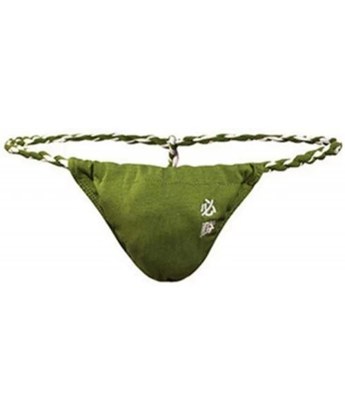 G-Strings & Thongs Japanese Sumo G-Strings Men Erotic Underwear Winning Thongs M/L/XL/XXL - Green - CL198UR90M3