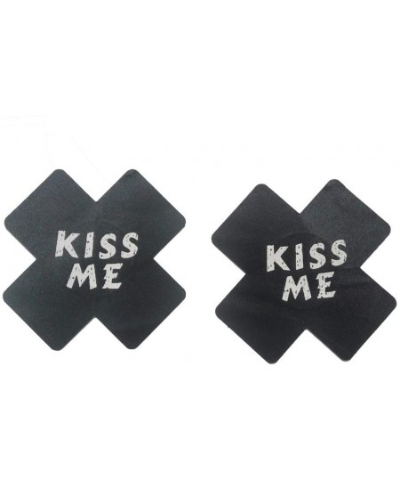 Accessories Sexy Disposable Nipple Cover Women Bra Tape Adhesive Nipple Covers Breast Sticker Temptation Cross (Black Touch m...