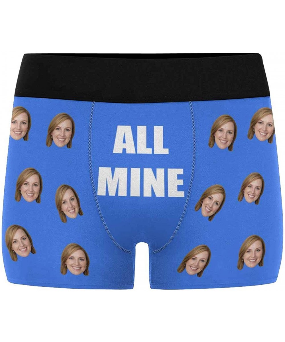 Briefs Personalized Mens Photo Boxer Briefs- Face on Novelty Shorts Underpants for Boyfriend Husband All Mine - Multi 8 - CR1...