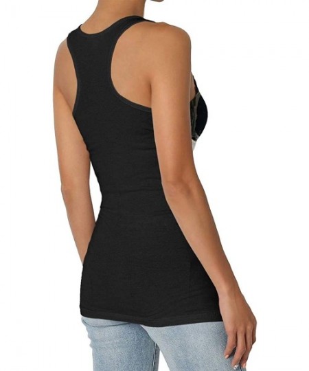 Camisoles & Tanks YNW Melly Woman Premium Tank Top Special Sleeveless Black - Black - CL19C6TSGCL