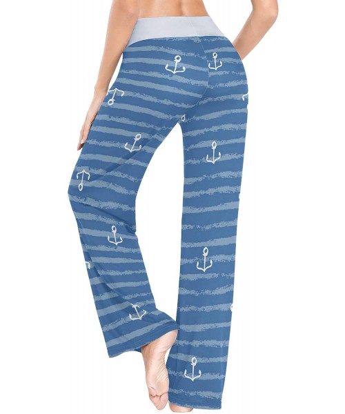 Bottoms Women's Pajama Lounge Pants Beach Starfish Casual Stretch Bottoms Pants Wide Leg - Colorful 15 - CQ1987X93HQ