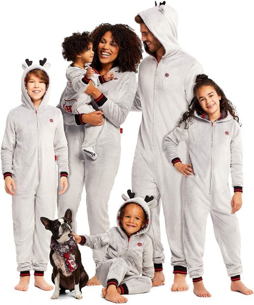 Sets Family Make It Rein Matching Pajamas - Holiday Reindeer Onesies - Mens - CM18Y242DNO
