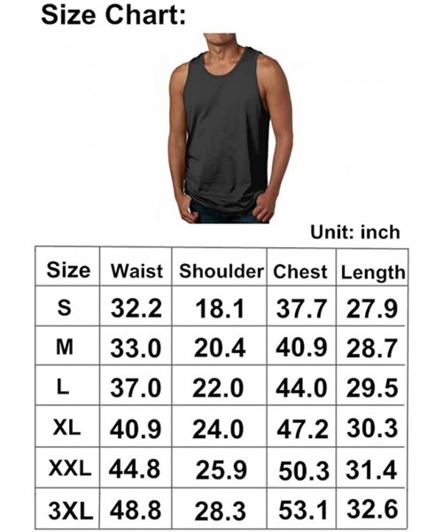 Undershirts Sakura Wars Adult Tank Top Cotton Sleeveless T-Shirts Casual Workout Muscle Athletic Vest Undershirts Black - Bla...