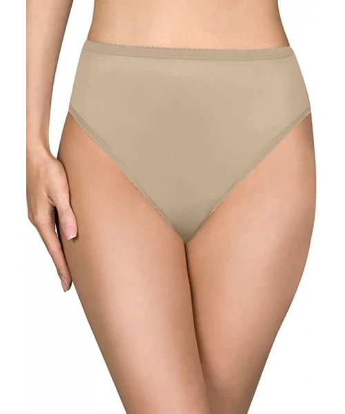 Panties Women's Nylon Classics Hi-Leg Brief Panty 17842 - Nude - C1116Y2XQC9