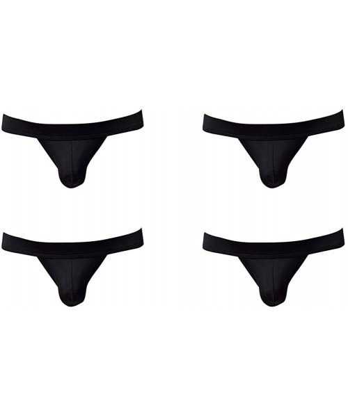 Briefs Men's Sexy Bikini Briefs Underwear Panties - 4 Pack-black - CG17YUIH2AM