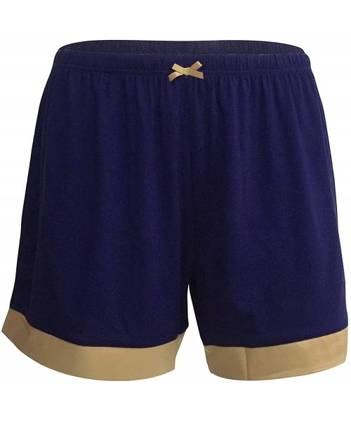 Sets Pajamas Shorts Women Sleeping Wear PJ Bottoms - Navy Short 01 - CS18GQ8HNUZ