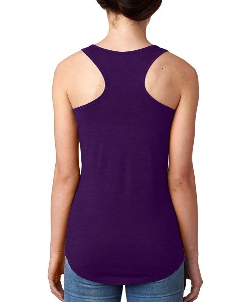Camisoles & Tanks Two Seater Womens Racerback Tank Top - Purple - CG18L7CIQTH