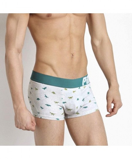 Boxer Briefs Men's Underwear- Underpants Knickers Mens Boxer Briefs Shorts Trunk - G-gray - CA19DWCSZYC
