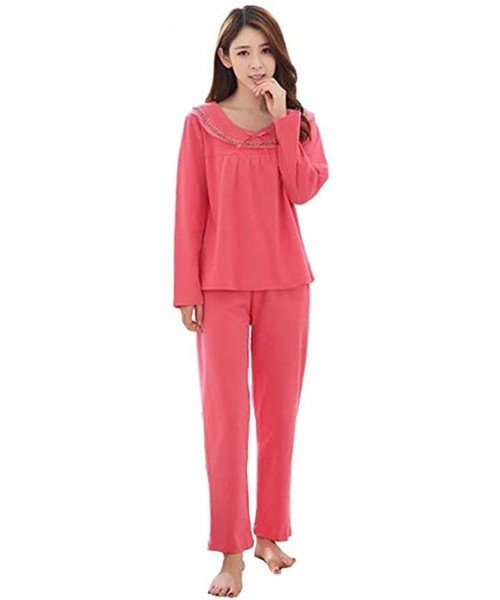 Nightgowns & Sleepshirts Womens Sleepwear Nightwear Lounge Sets Long and Short Sleeve Japanese Style Cotton Quilting Pajama S...