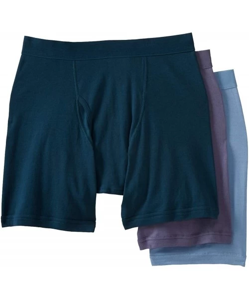 Briefs Men's Big & Tall Cotton Cycle Briefs 3-Pack Underwear - Assorted Colors (0116) - CS18M5K546Z