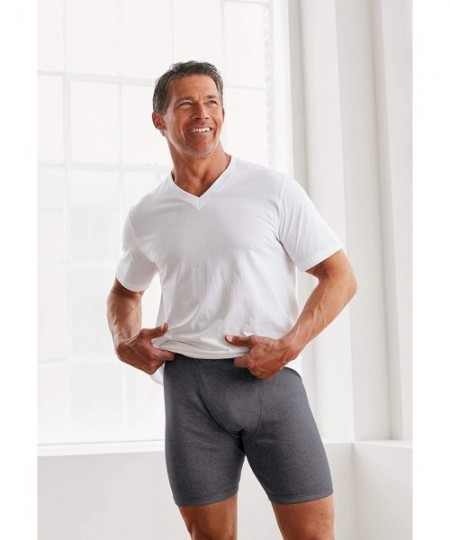 Briefs Men's Big & Tall Cotton Cycle Briefs 3-Pack Underwear - Assorted Colors (0116) - CS18M5K546Z