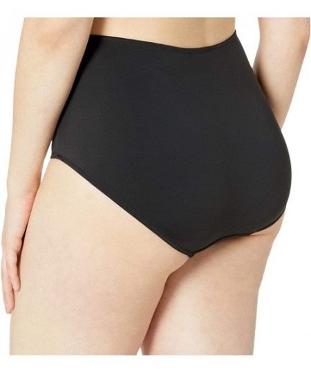Panties Women's Plus Size Raquel Brief - Black - C0122Y8DYPZ
