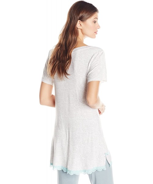 Tops Intimates Women's All American Sleepshirt - Veil Lace Print - CE127JUQY1J