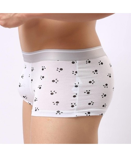 Boxer Briefs Men's Underwear- Trunks Sleepwear Men Boxer Briefs Shorts Soft Underpants - CH17WZD80H5