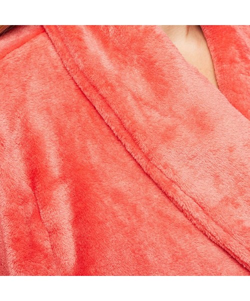 Robes Women's Microplush Bath Robe- X-Large- Cayenne - CE18QM7UH2Q