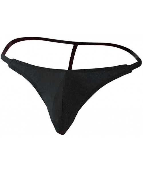Thermal Underwear Men's Elastic Drawstring G-Strings Thongs-Inverted Triangle Rear Hollow Underwear Sissy Cute Panties Linger...
