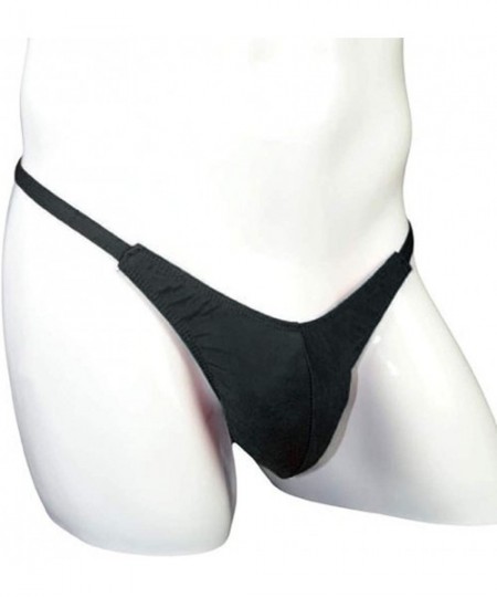 Thermal Underwear Men's Elastic Drawstring G-Strings Thongs-Inverted Triangle Rear Hollow Underwear Sissy Cute Panties Linger...