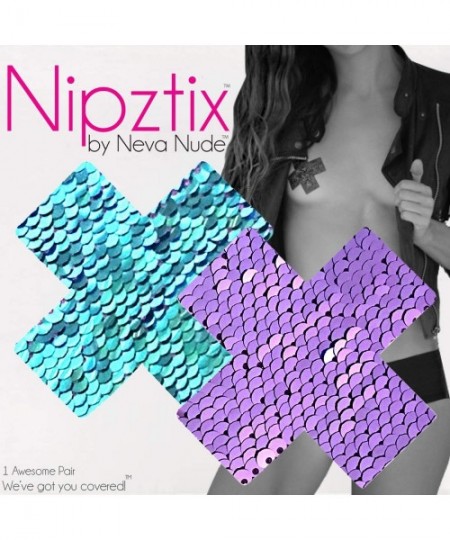 Accessories Flip and Sparkle Sequin X Nipztix Pasties Nipple Covers Medical Grade Adhesive Waterproof Made in USA - Lilac $ T...