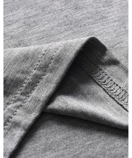 Bottoms Women's Knit Capris Sleepwear - Light Gray - CE18G450IA8