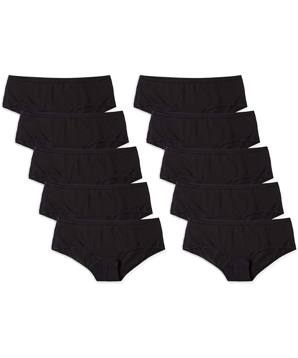 Panties Women's Cheeky Hipster - 10-pack Black - CR1846MW3NQ