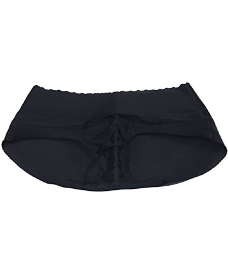 Shapewear Womens Padded Butt Hip Enhancer Shaper Panties Underwear Fake Butt - Black - CY125DAQW95