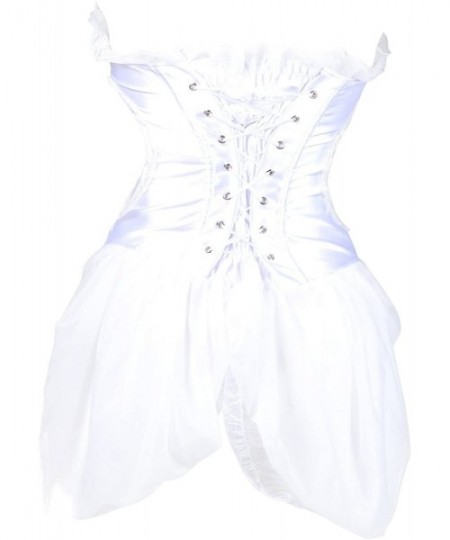 Bustiers & Corsets Corsets Steampunk Sexy Waist Modeling Strap Shaper Bodysuit - White - CA18G7G492T