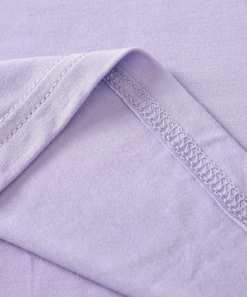 Sets Women's Pleated Shirt and Pants Pajamas Set - Purple - C718WAYICHA