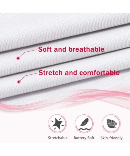 Slips Full Slip Dress Extender for Women Under Spaghetti Strap Lace Cami - Cream/White - CO18U827KQC