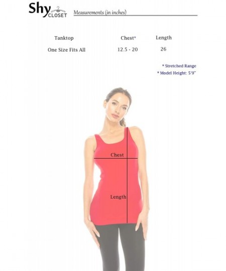 Camisoles & Tanks Seamless Tank Top Tanktop - Women Basic Plain Premium Classic Novelty Wide Strap Made in USA - CG18O3MMDZL