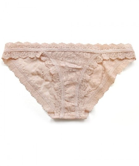 Panties Women's Signature Lace Brazilian Bikini - Chai - C711C90AUK5