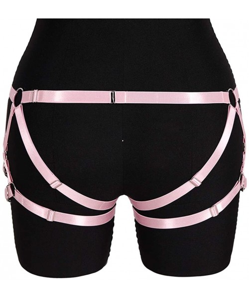Garters & Garter Belts Body Harness Garter Woman Lingerie cage Punk Gothic Belt Long Tube Leg Strap Stretchy Fabric O-Shaped ...