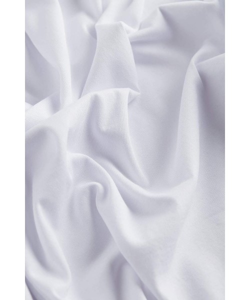 Sleep Tops Mens Long-Sleeve Supima Cotton Top - White - 001 - White - CR17WX89Y3W