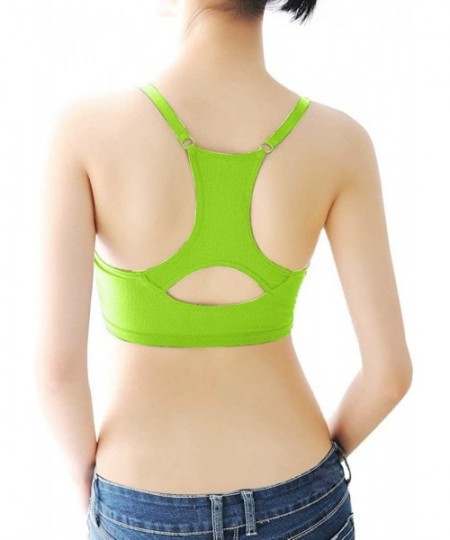 Bustiers & Corsets Vest 2020 Summer Popular Yoga Wrap Chest Womens Sports Bra - Green5345 - CB18RUZWS7A