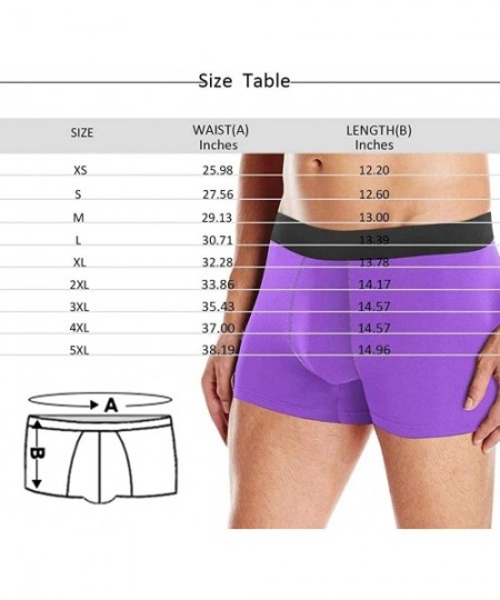 Boxer Briefs Personalized Mens Boxer Briefs- Face on Novelty Shorts Underpants for Boyfriend Husband Mine - Multi 2 - C119854...