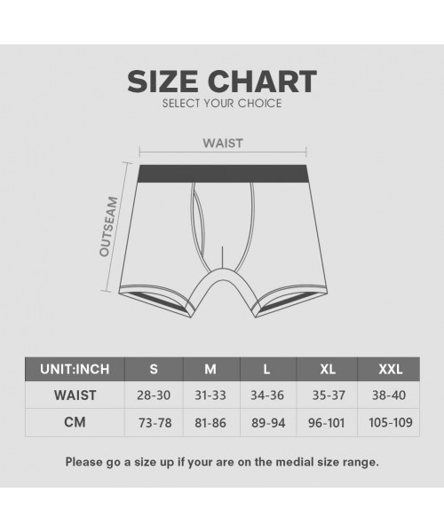 Boxer Briefs Mens Boxer Briefs Tag-Free Underwear Men Cotton Boxer Briefs for Men Pack with Fly - C logoed Pack of 5 - CK190Q...