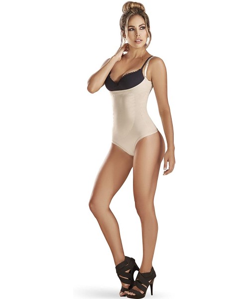 Shapewear Faja Shapewear Braless Body Shaper Panty Lift Up The Breast Bodysuit - Black - CN194896K49