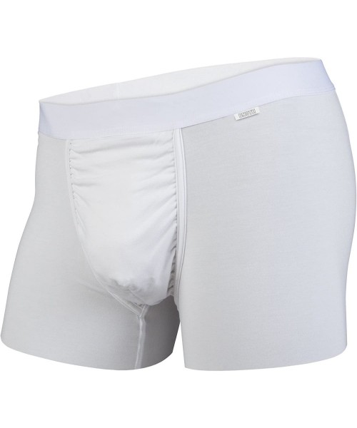 Briefs Classics Trunk Brief Premium Underwear with Pouch - White - CW18CTRU2R5