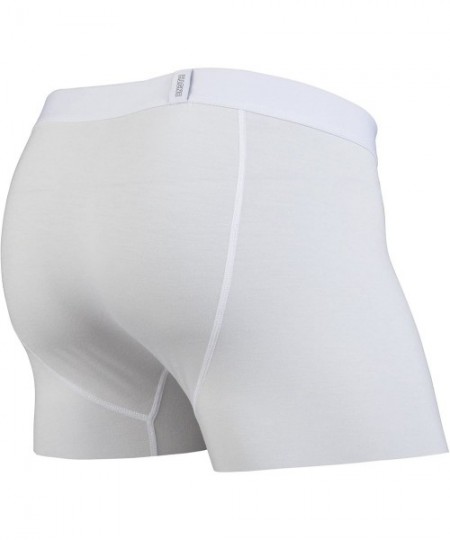 Briefs Classics Trunk Brief Premium Underwear with Pouch - White - CW18CTRU2R5