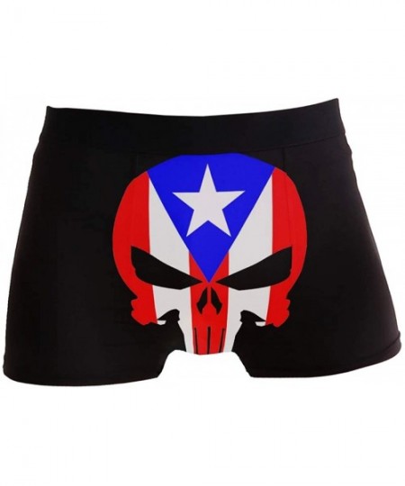 Boxer Briefs Mens No Ride-up Underwear Pentagram Demon Baphomet Satanic Goat Head Binary Symbol Boxer Briefs - Puerto Rico Pr...