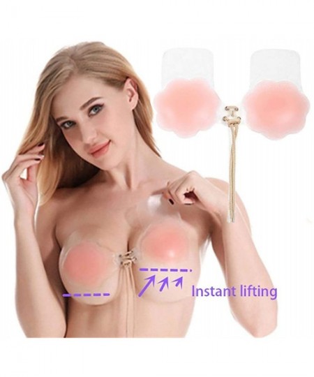 Accessories Silicone Nippleless Covers Adhesive Breast Lift Reusable Breast Pasties Petals - 12cm - CF197UUDLG3