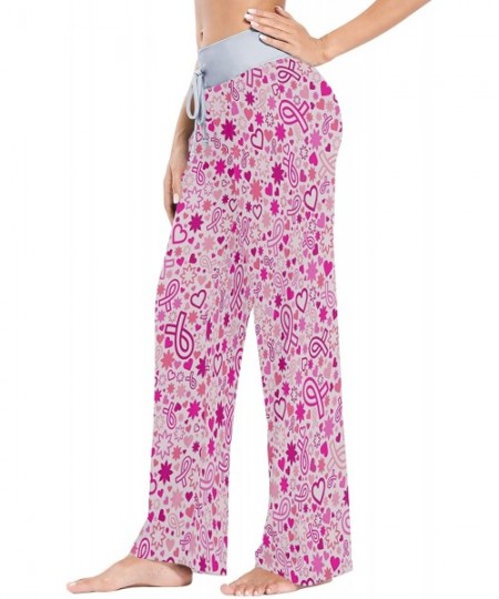 Bottoms Women's Loose Casual Comfy Pajama Pants Drawstring Palazzo Wide Leg Lounge Pants - Color13 - CT197EGMG27