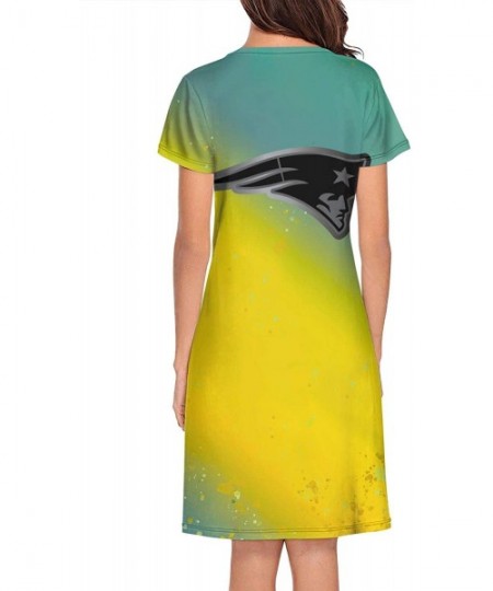Nightgowns & Sleepshirts Sleep Shirts for Women Girls- Sleepwear Nightgowns Sleep Tee Print Sleep Dress - CS19DEKNO46