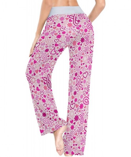 Bottoms Women's Loose Casual Comfy Pajama Pants Drawstring Palazzo Wide Leg Lounge Pants - Color13 - CT197EGMG27